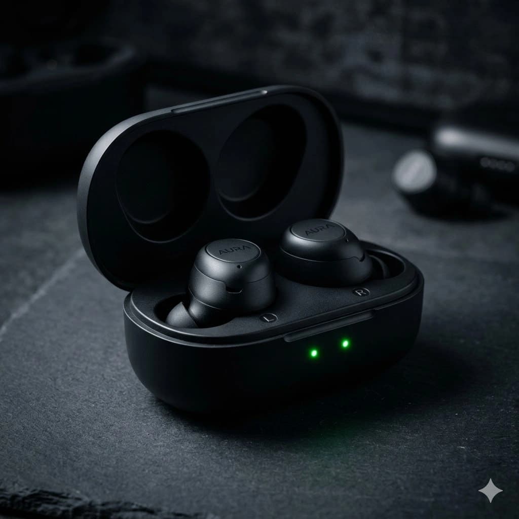 Active Noise Cancelling True Wireless Earbuds