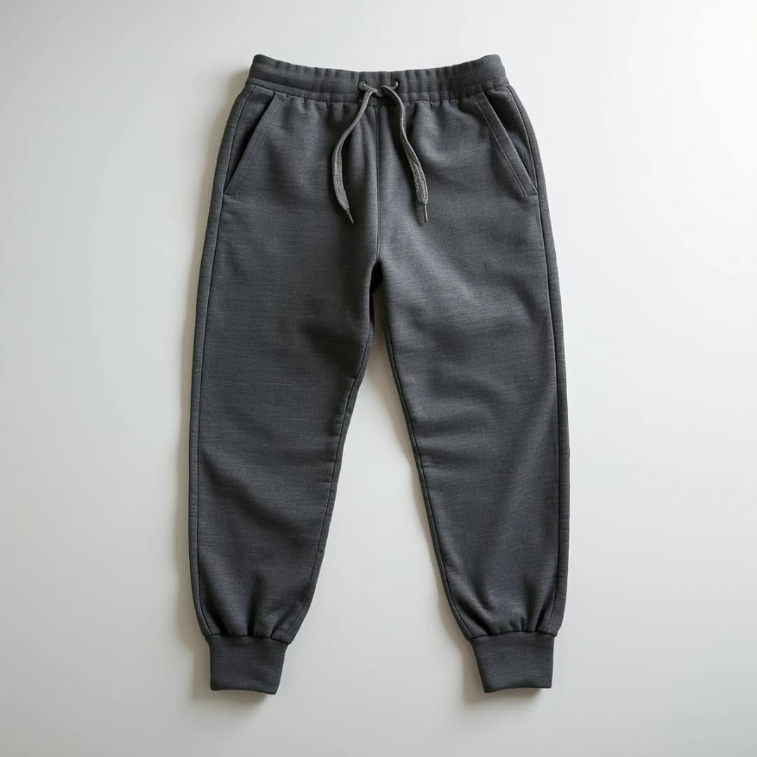 Charcoal Grey Heather Slim Fit Jogger Pants
