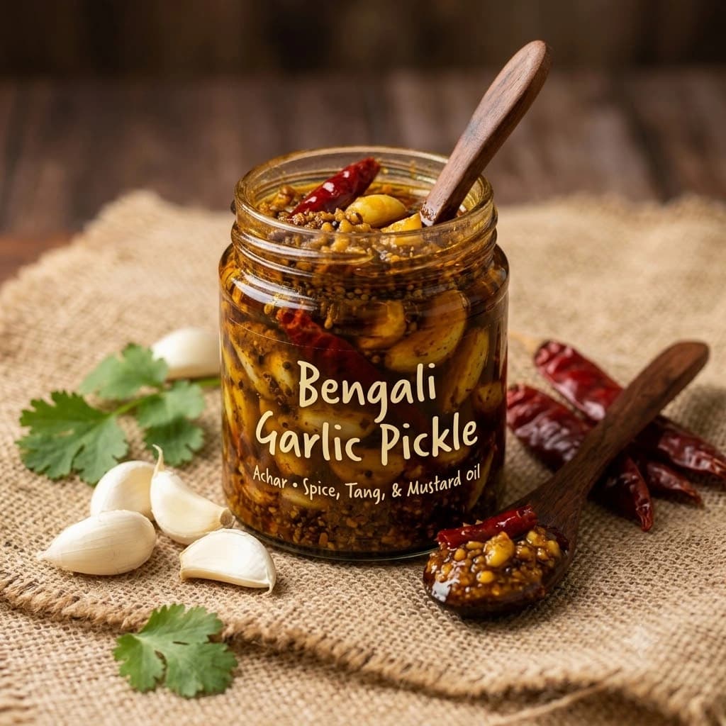 Artisanal Spicy Garlic Infused Mustard Pickle (400g)